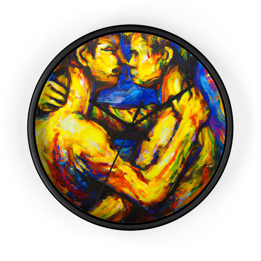 Tiger - Gay Love Wall Clock