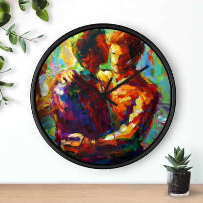 Trenton - Gay Love Wall Clock