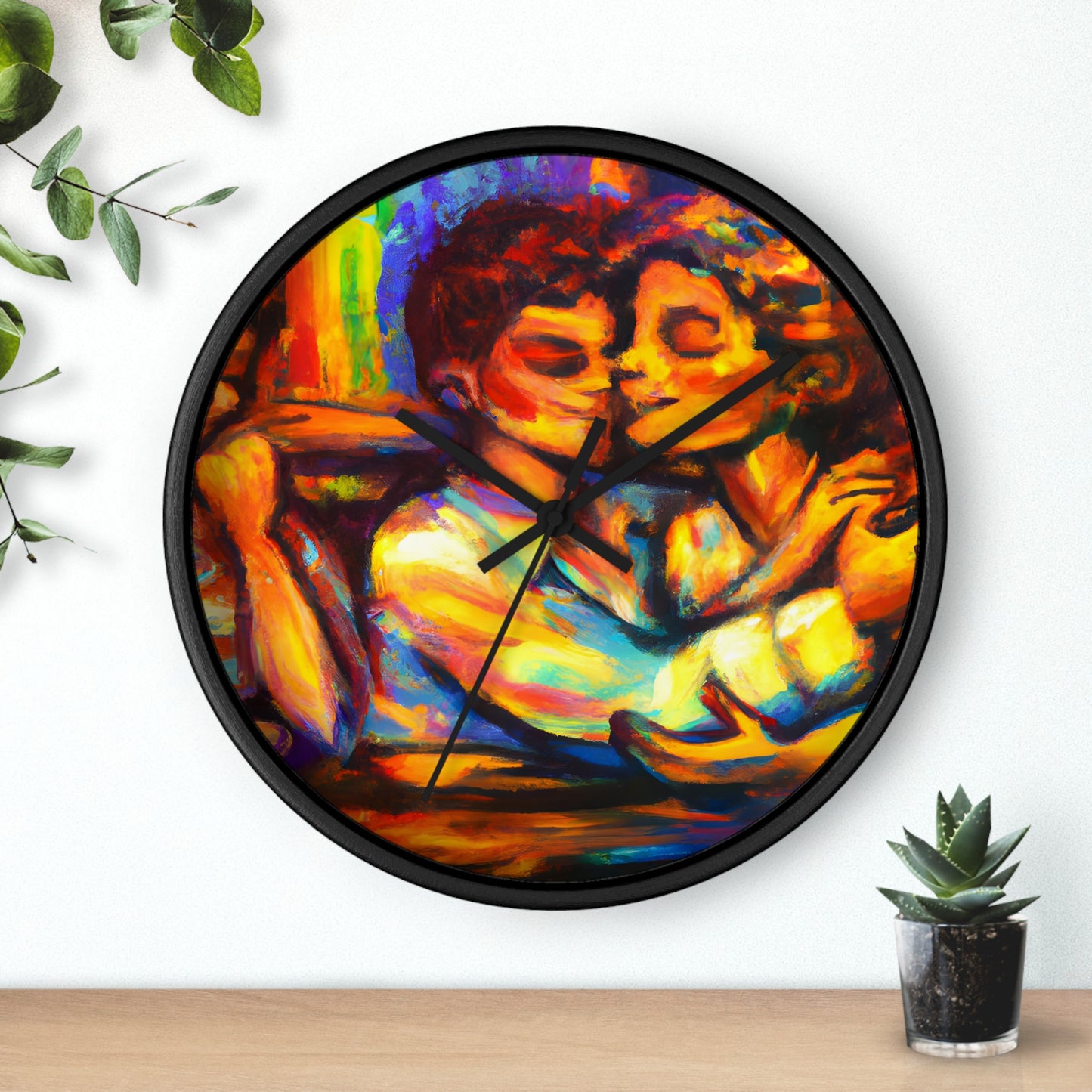 Trenton - Gay Love Wall Clock