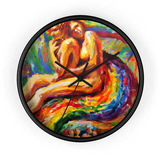 Tyson/Ty - Gay Love Wall Clock