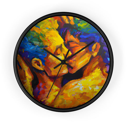 Logan - Gay Love Wall Clock