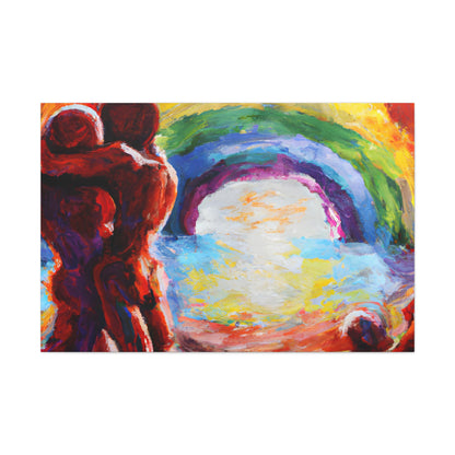 PineoArtist - Gay Couple Wall Art