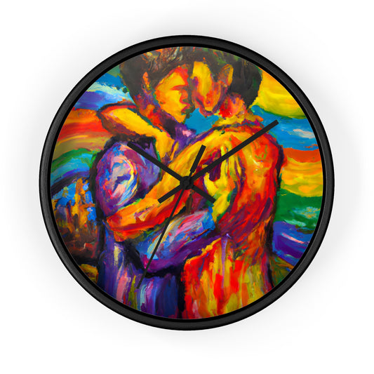 Tyler - Gay Love Wall Clock