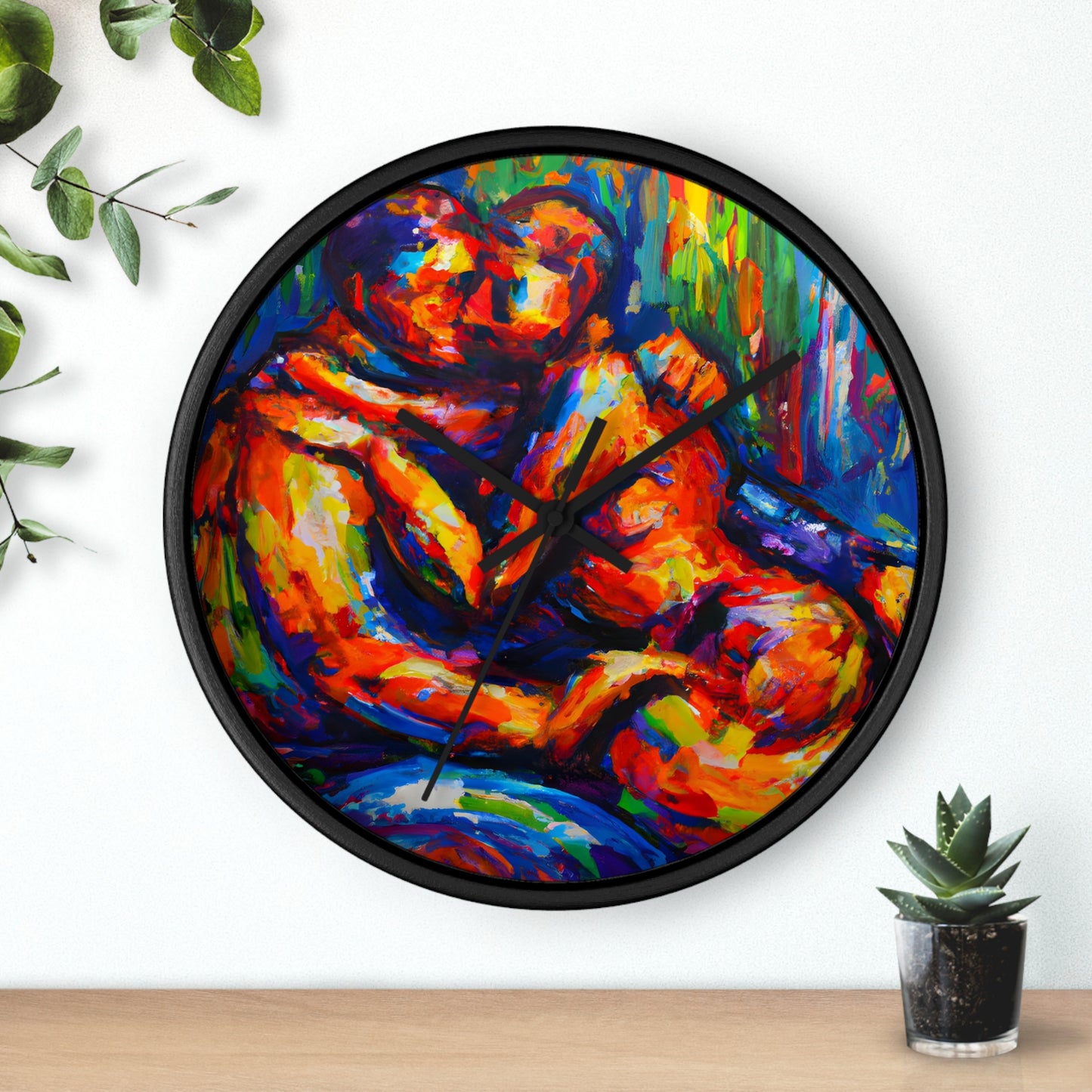Lazarus - Gay Love Wall Clock
