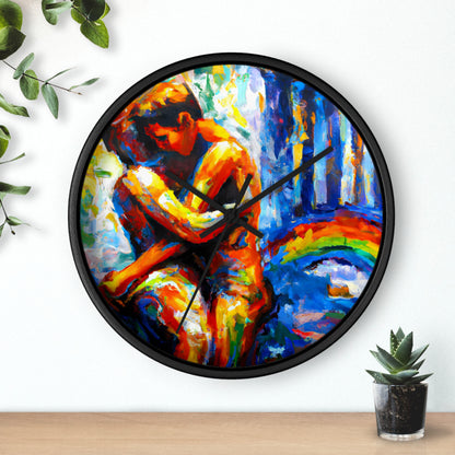 Caspian - Gay Love Wall Clock