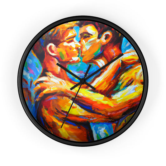 Jonzy - Gay Love Wall Clock
