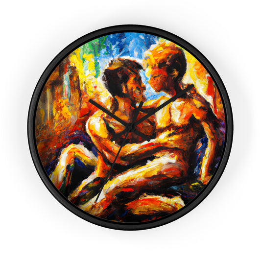 Maxwell - Gay Love Wall Clock