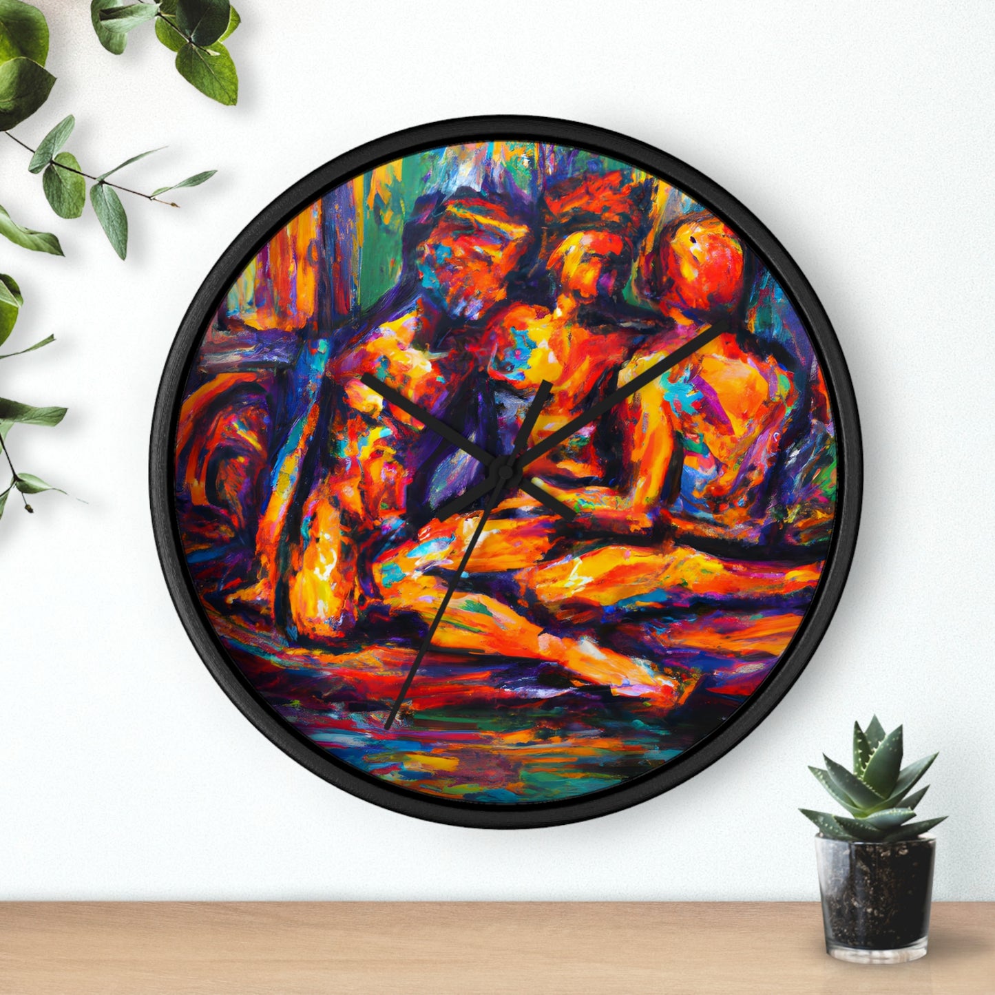Brandon - Gay Love Wall Clock