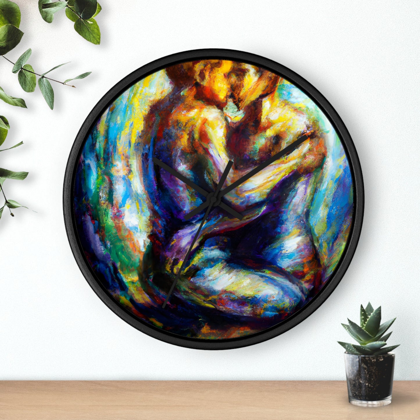 Caleb - Gay Love Wall Clock