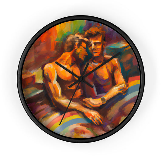 Tristen - Gay Love Wall Clock