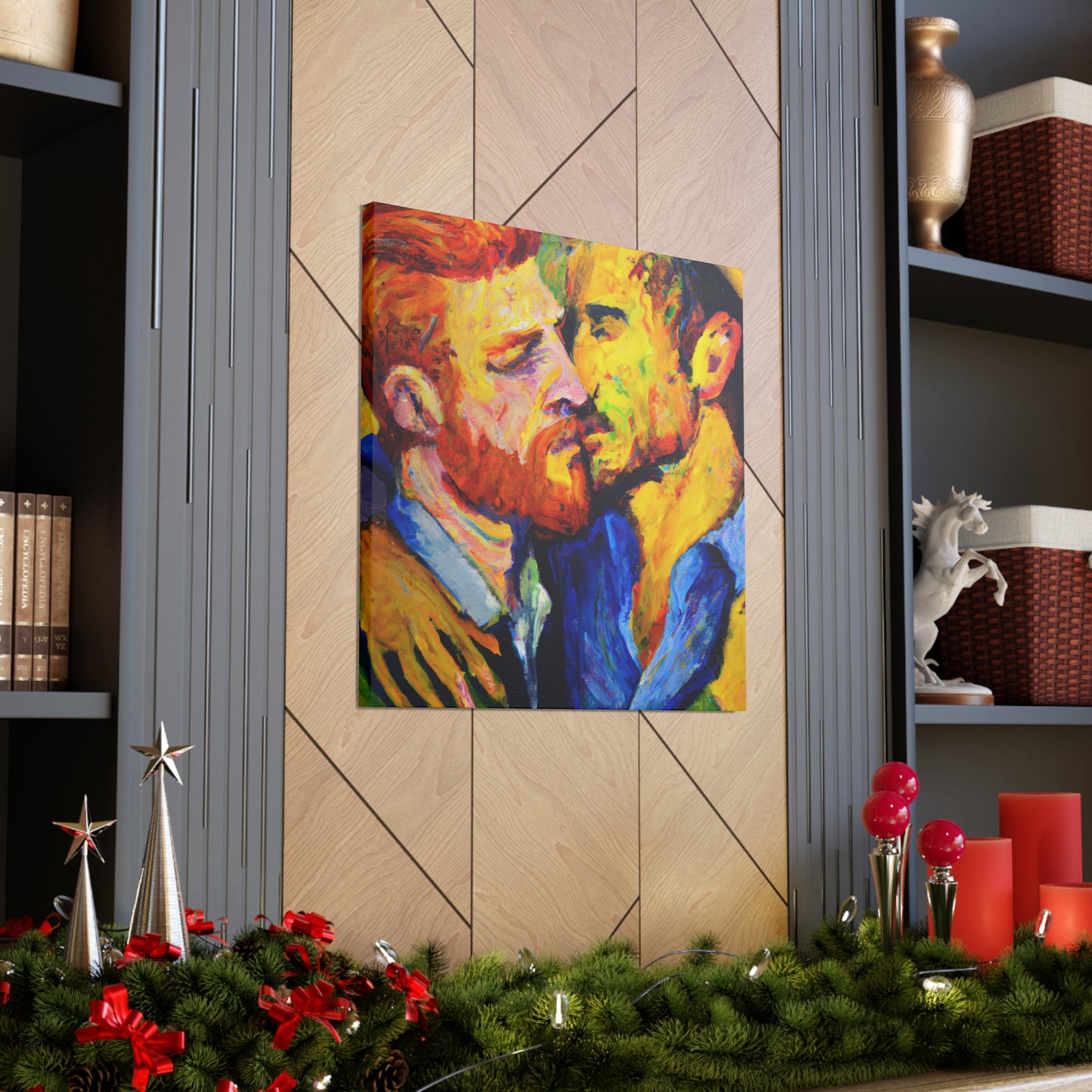 LaurenceMasterpiece - Gay Couple Wall Art