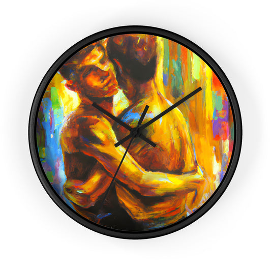 Trey - Gay Love Wall Clock