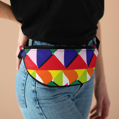 CrimsonZigzag - Gay Pride Fanny Pack Belt Bag