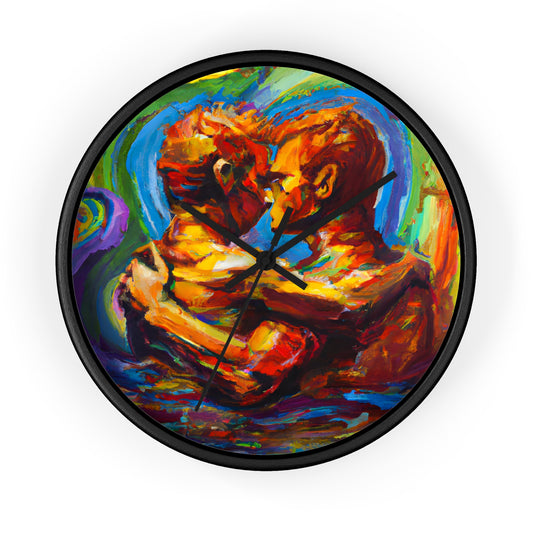 Lucas - Gay Love Wall Clock