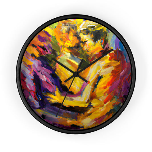 Blaze - Gay Love Wall Clock