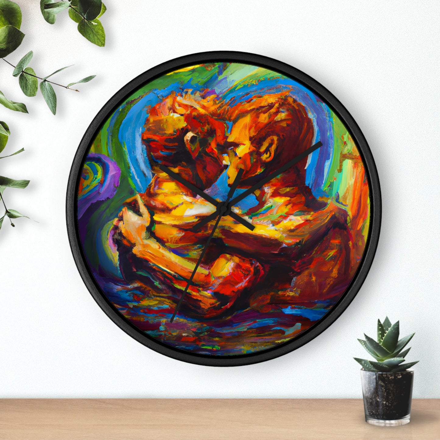Lucas - Gay Love Wall Clock