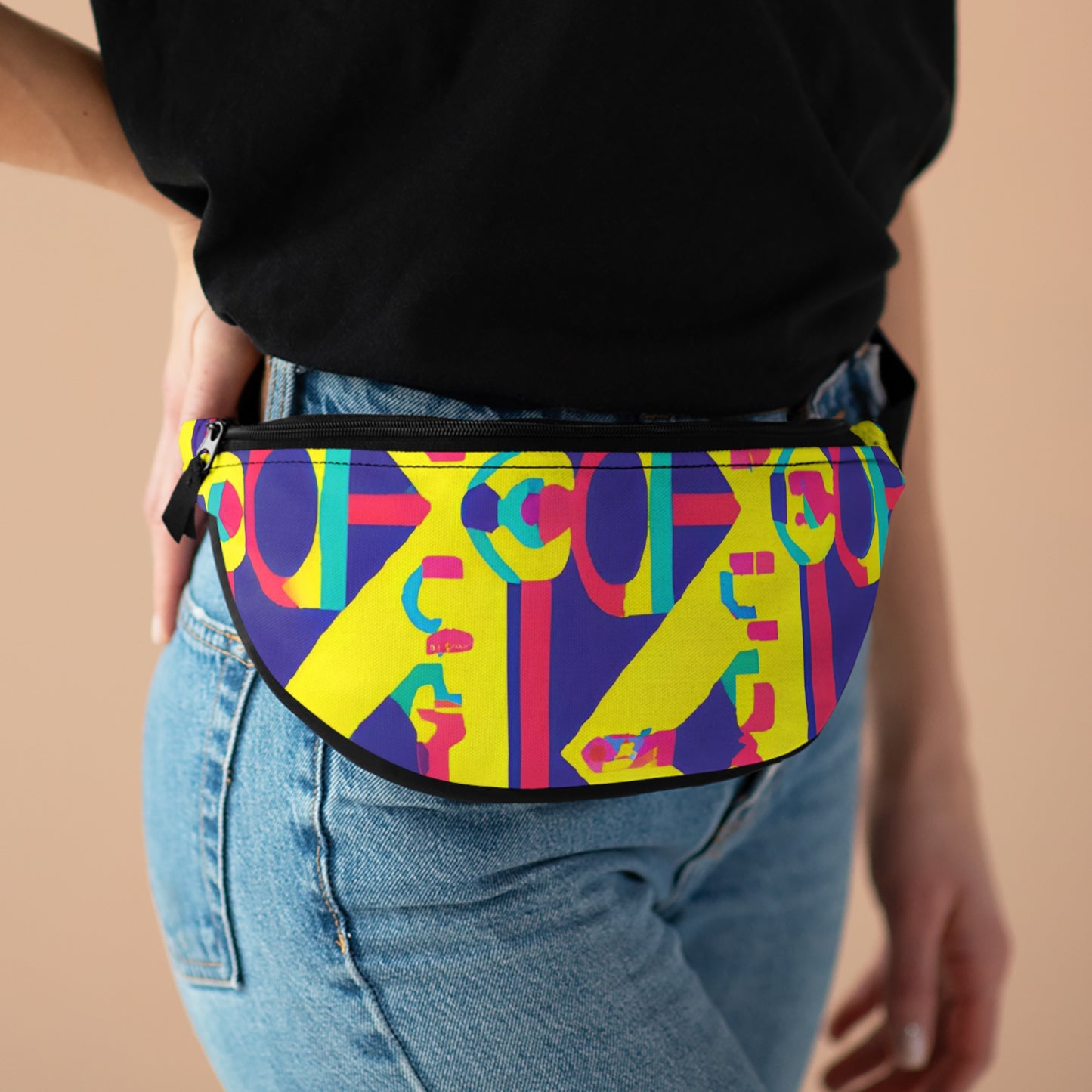 NeonGlitter - Gay Pride Fanny Pack Belt Bag