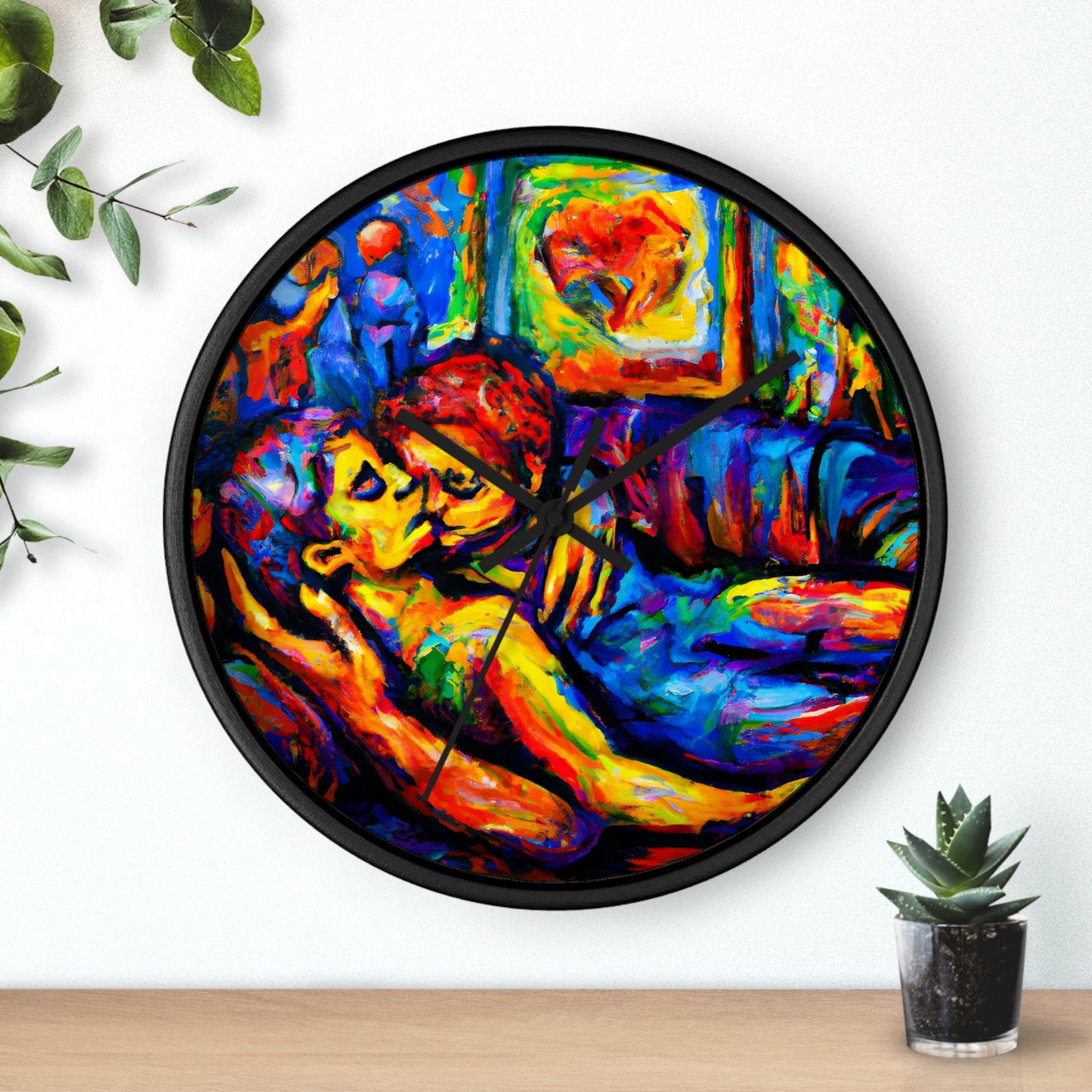 Hunter - Gay Love Wall Clock