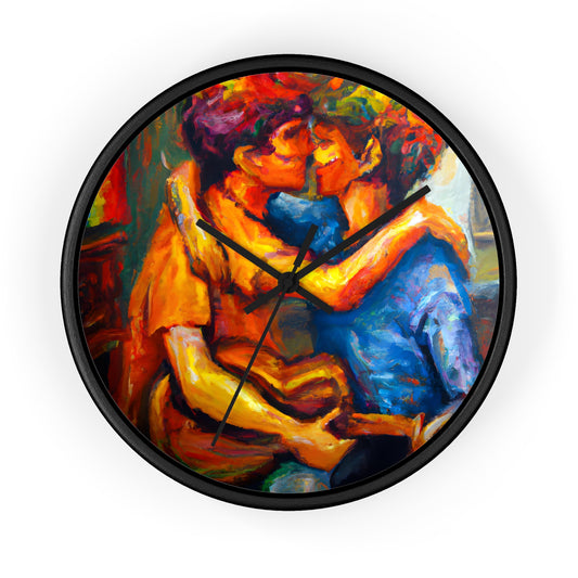 Fynn - Gay Love Wall Clock