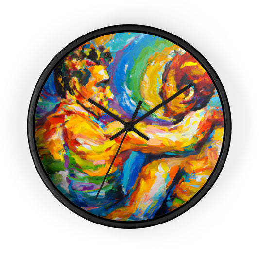 Kai - Gay Love Wall Clock