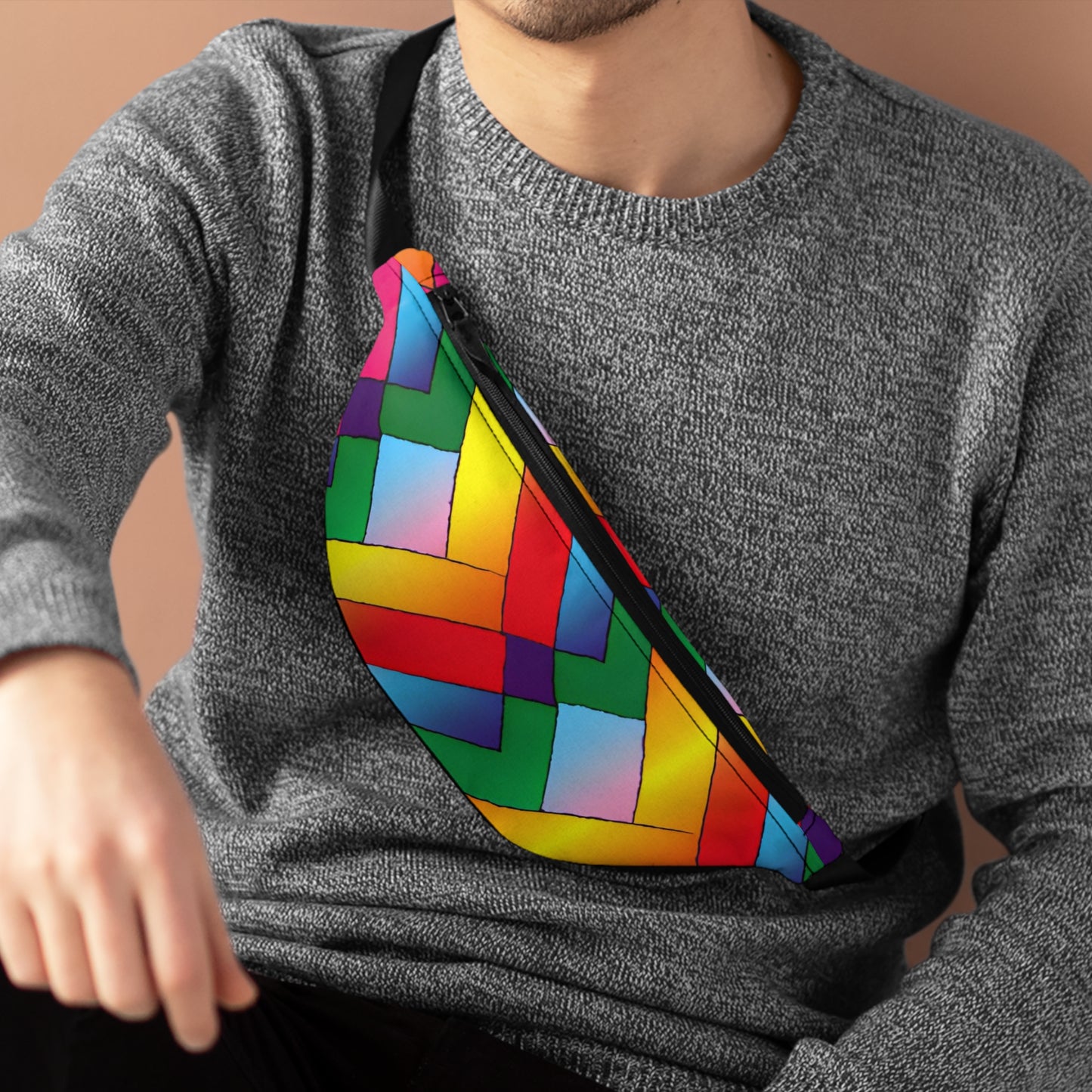 FlamboyantFerrari - Gay Pride Fanny Pack Belt Bag