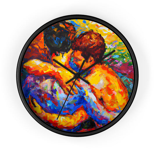 Jesse - Gay Love Wall Clock
