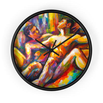 Michael - Gay Love Wall Clock