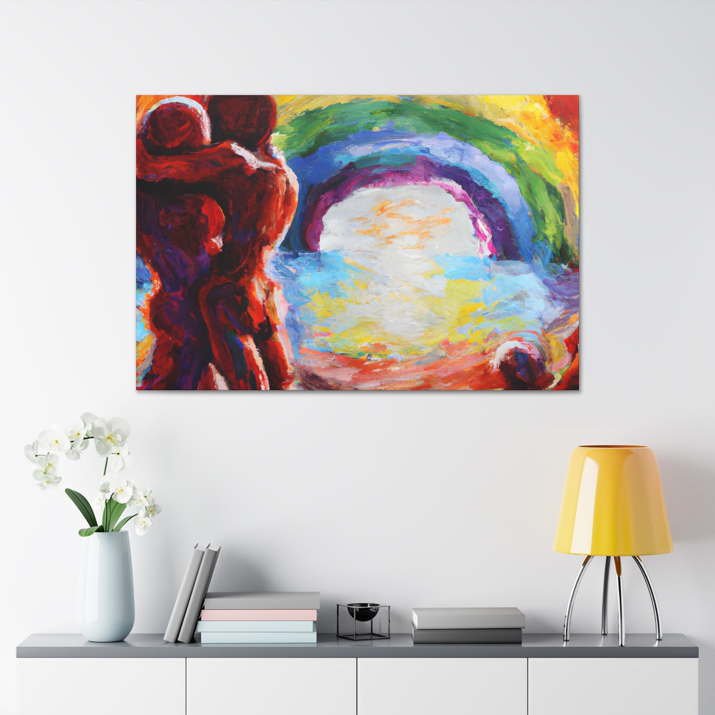 PineoArtist - Gay Couple Wall Art