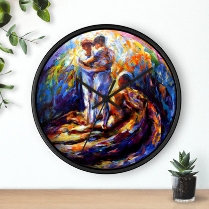 Hawk - Gay Love Wall Clock
