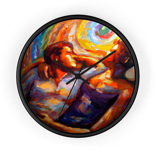 Troy - Gay Love Wall Clock