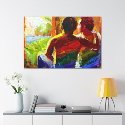 Luke - Gay Love Canvas Art