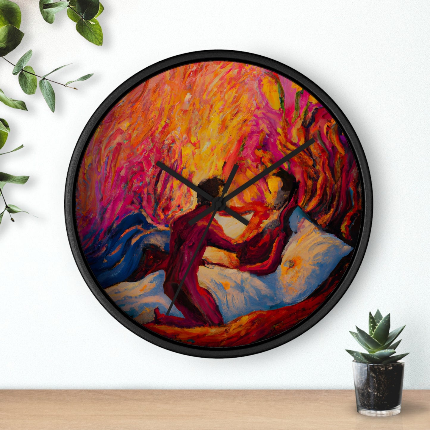 Troy - Gay Love Wall Clock