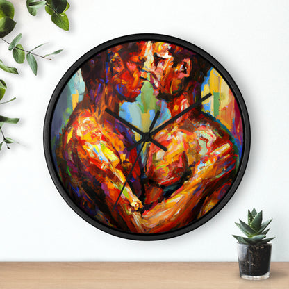 Kyle - Gay Love Wall Clock