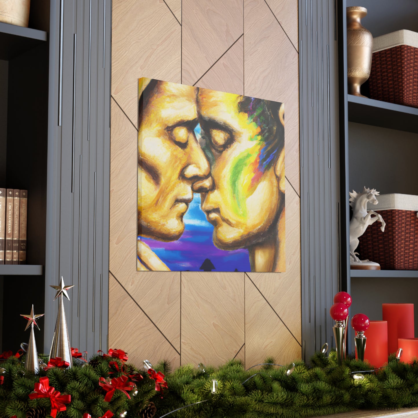 IrisOdette - Gay Couple Wall Art