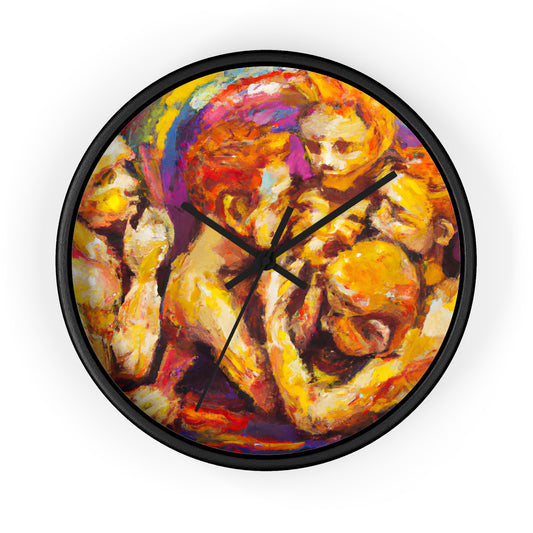 Nathanial - Gay Love Wall Clock