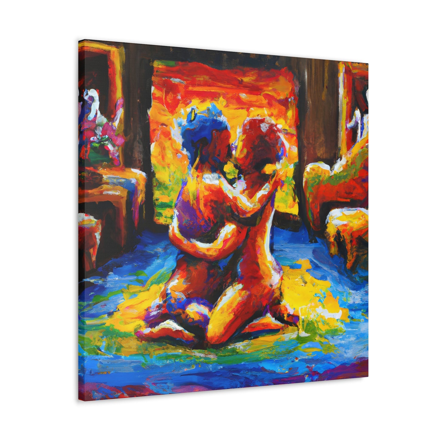 TroyJ - Gay Love Canvas Art