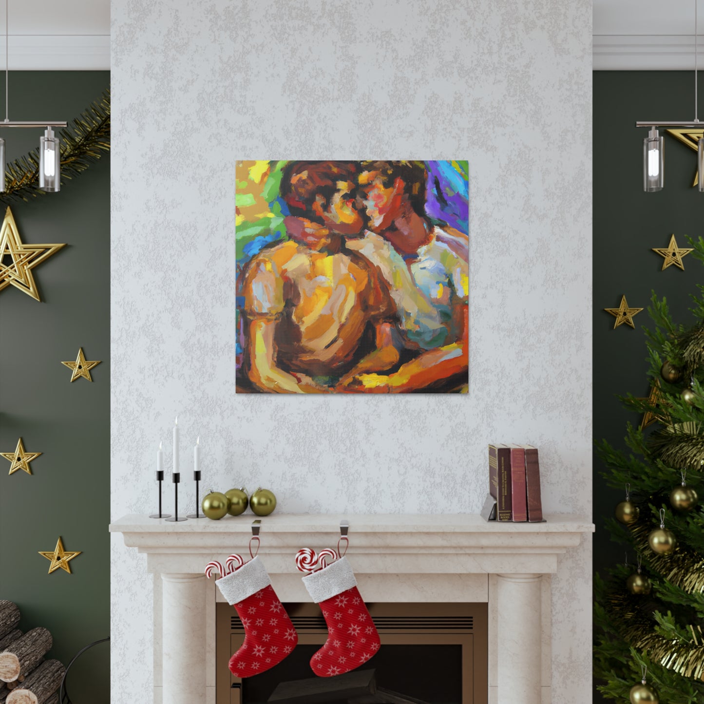 Maxwell - Gay Love Canvas Art