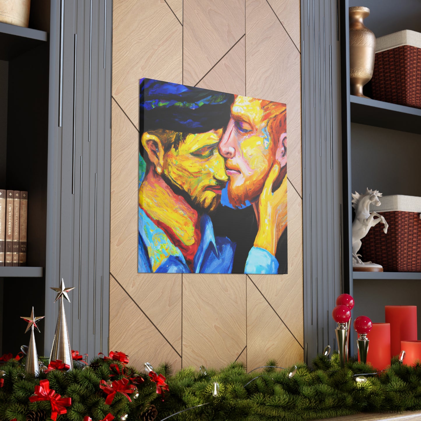 Lunarista - Gay Couple Wall Art