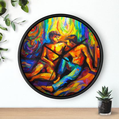 Maxwell - Gay Love Wall Clock