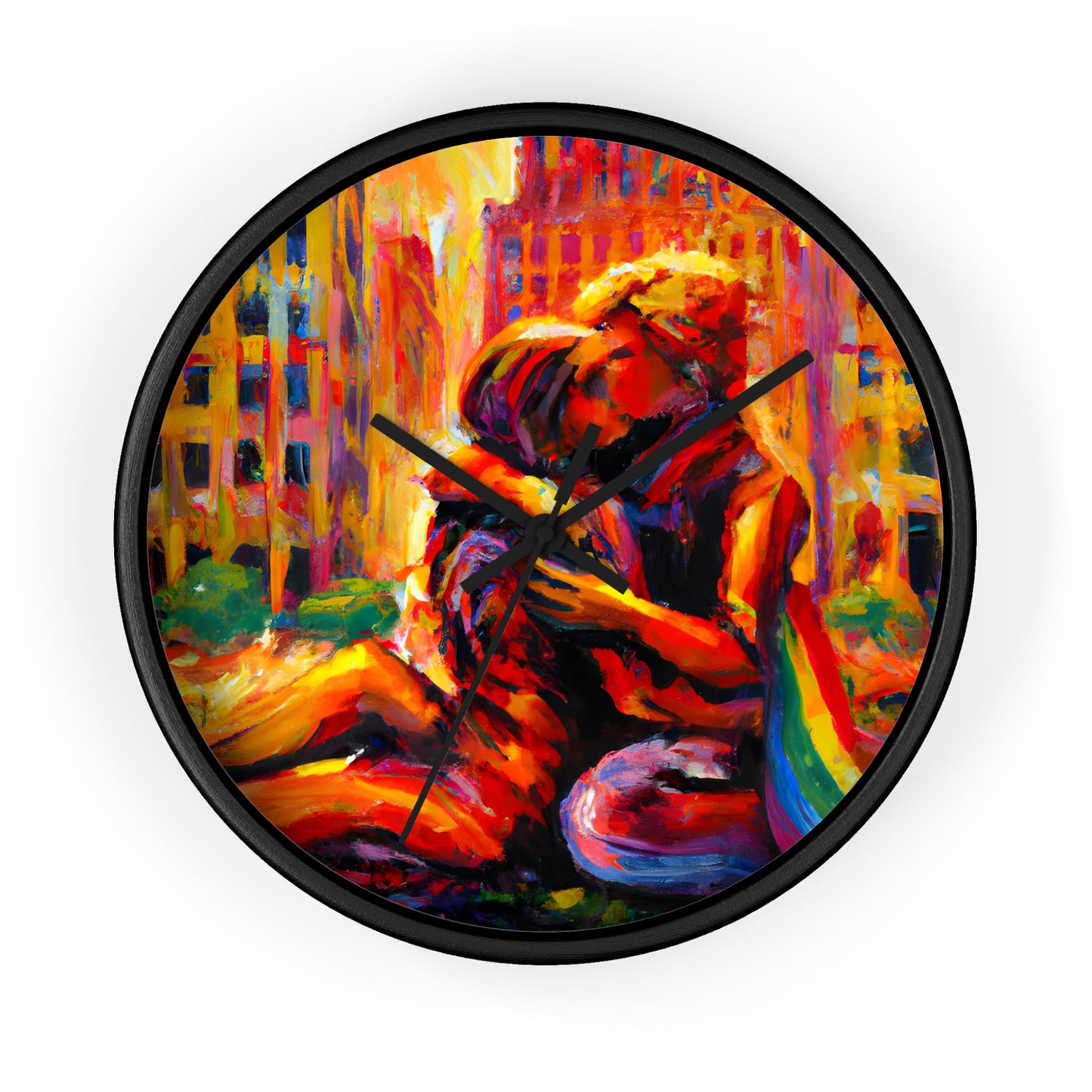 Chance - Gay Love Wall Clock