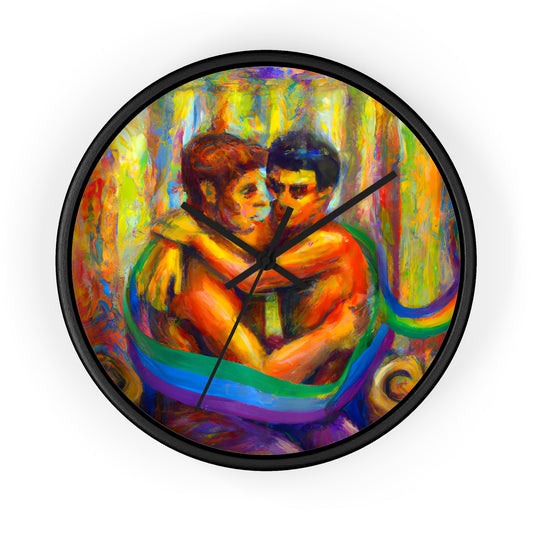 Brock - Gay Love Wall Clock