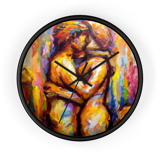 River - Gay Love Wall Clock