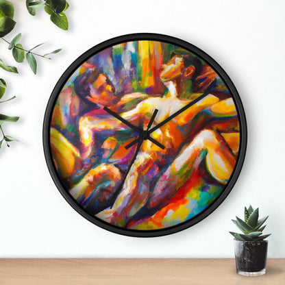 Michael - Gay Love Wall Clock