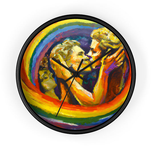 Johno - Gay Love Wall Clock