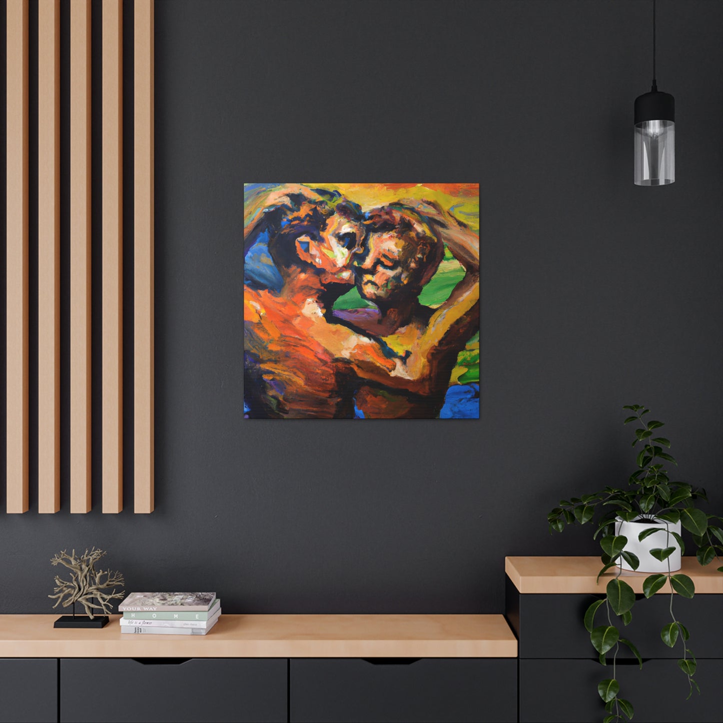 LuminousLark - Gay Couple Wall Art