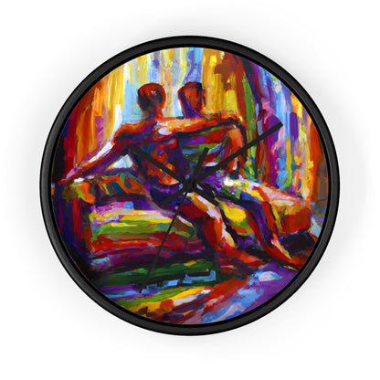 Maxwell - Gay Love Wall Clock