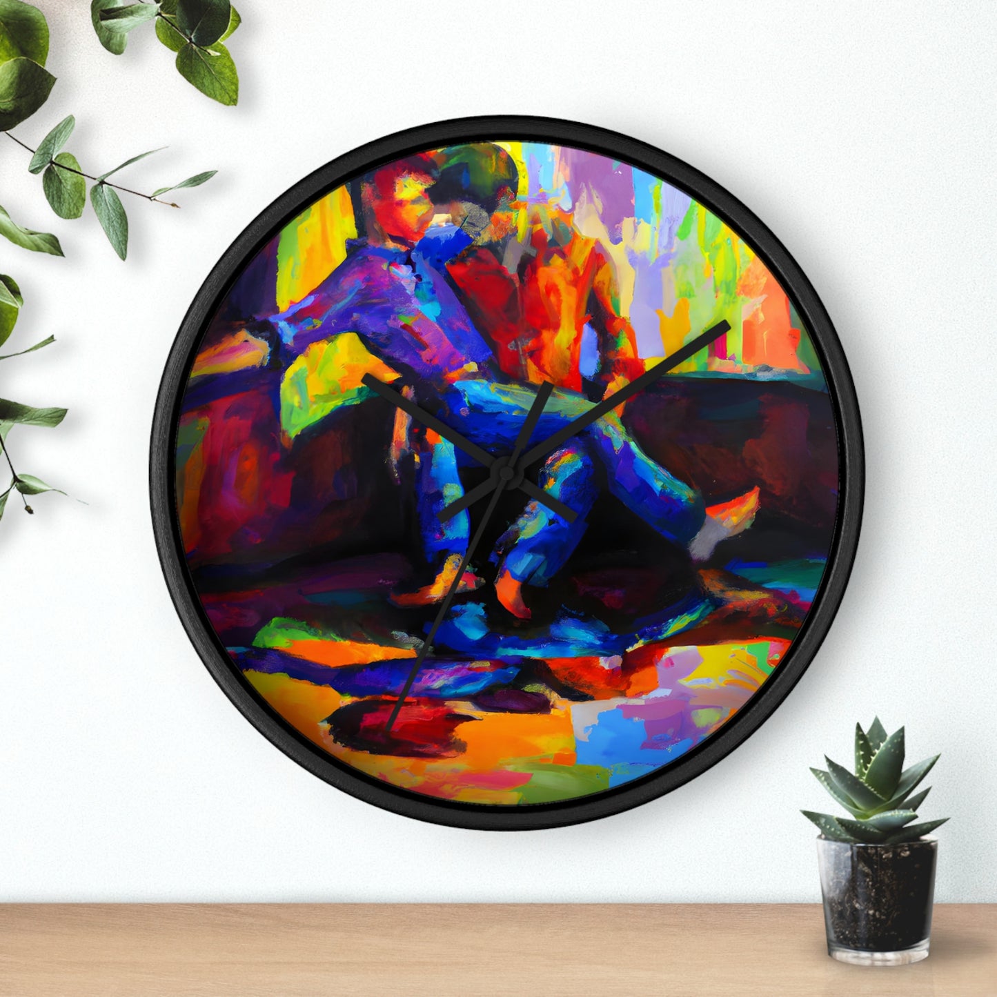 Caspian - Gay Love Wall Clock