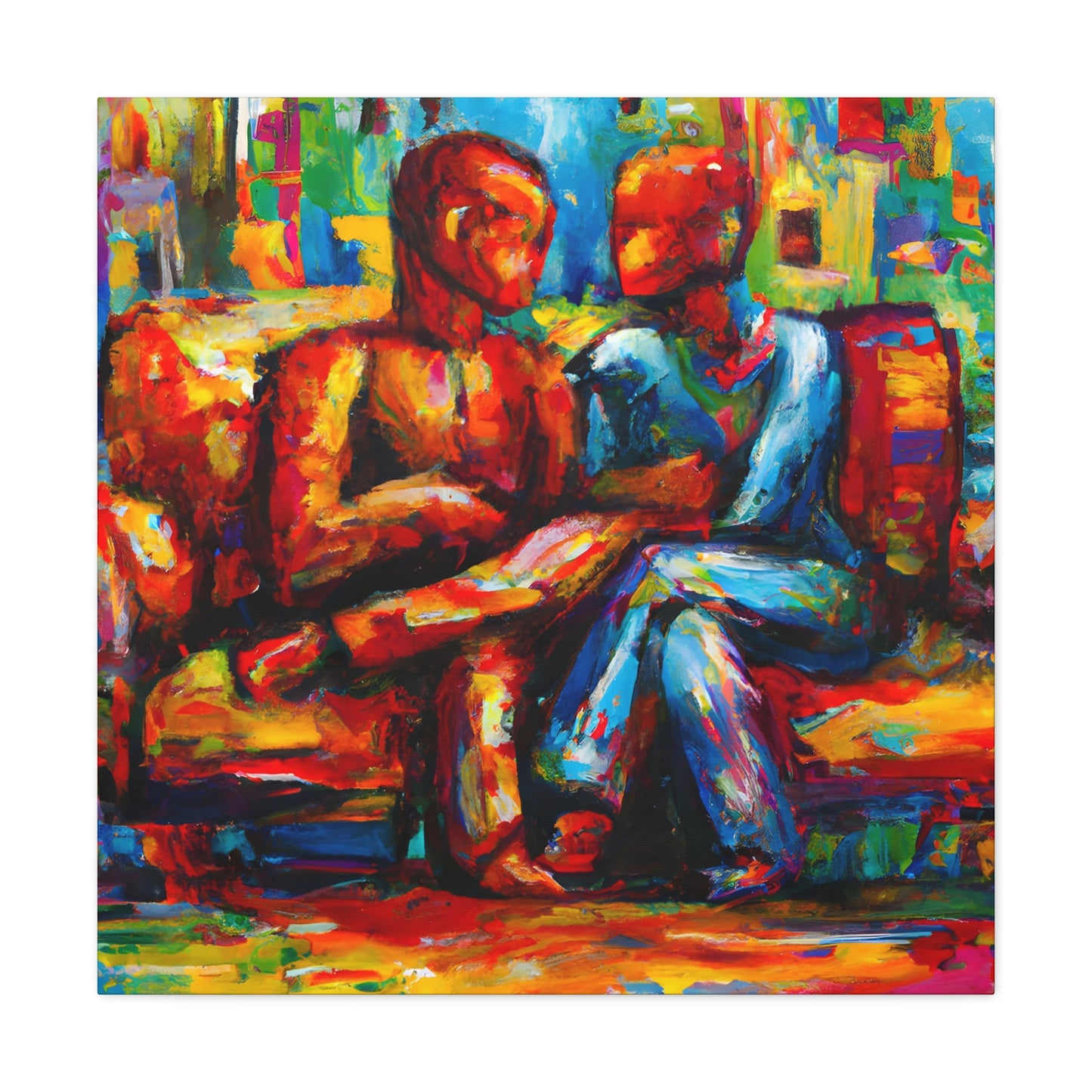 GlitzyGabe - Gay Love Canvas Art