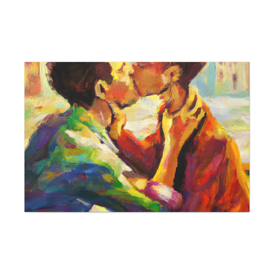 Dex - Gay Love Canvas Art
