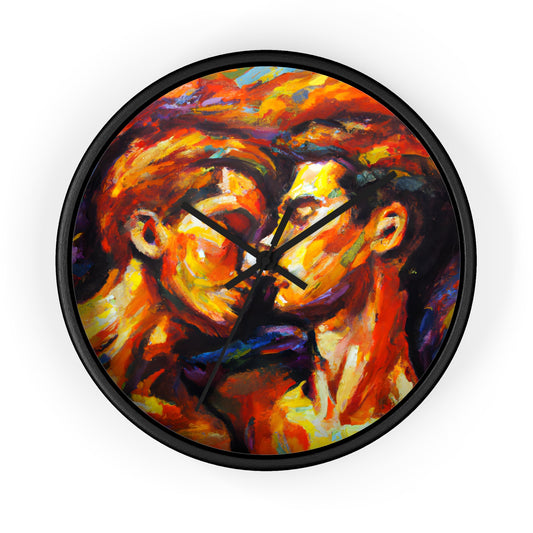 Troy - Gay Love Wall Clock